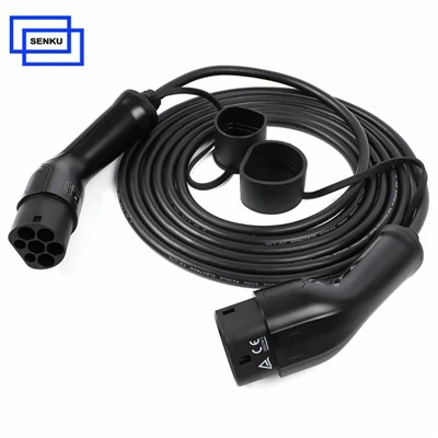 32A 22KW Type2 para cabo de carregamento Type2 EV