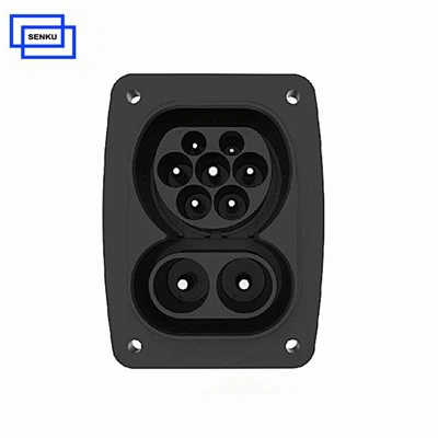 entrada de carregamento do veículo elétrico de 60A CCS2